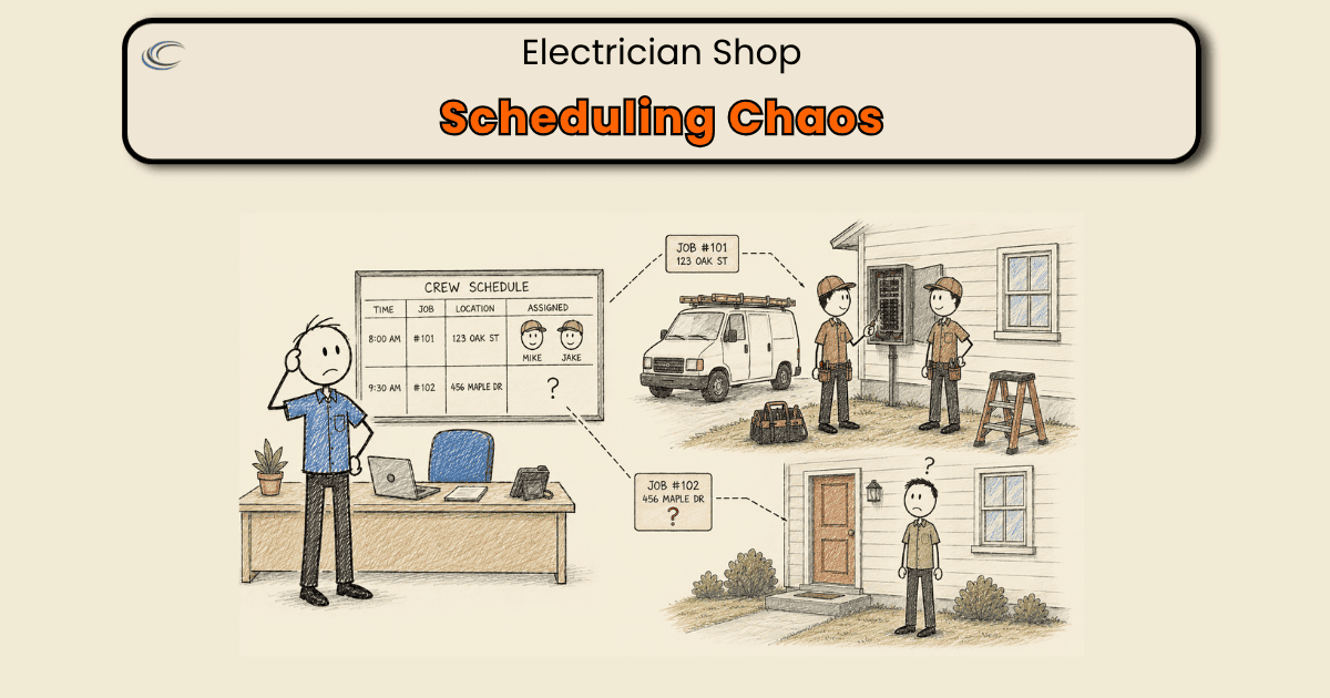 electrician shop scheduling chaos-blog